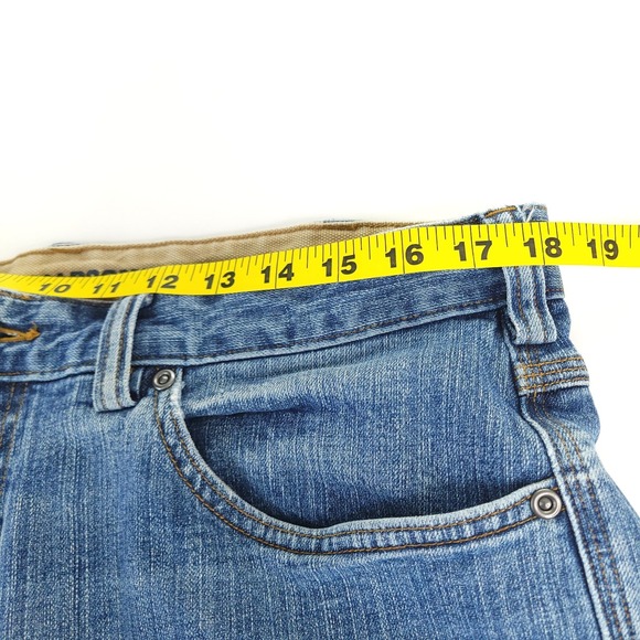 Duluth Trading Flex Ballroom Jeans Mens 36x28 Blue Denim Relaxed Fit ` - Picture 7 of 12